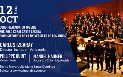Concierto: Coro Sinfónico de la Universidad de los Andes, el Coro Filarmónico Juvenil y la Sociedad Coral Santa Cecilia