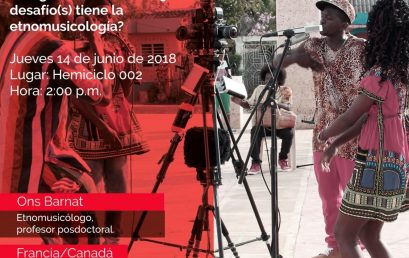 Conversatorio “Del estudio de grabación como laboratorio experimental hasta la realidad virtual y la etnografía ‘inmersiva’: ¿Qué desafío(s) tiene la etnomusicología?”