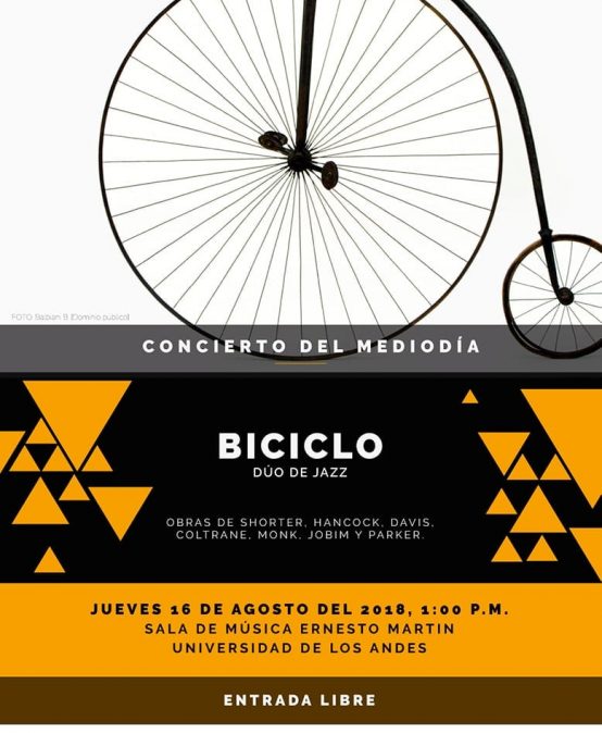 Concierto del mediodía: Biciclo, dúo de jazz