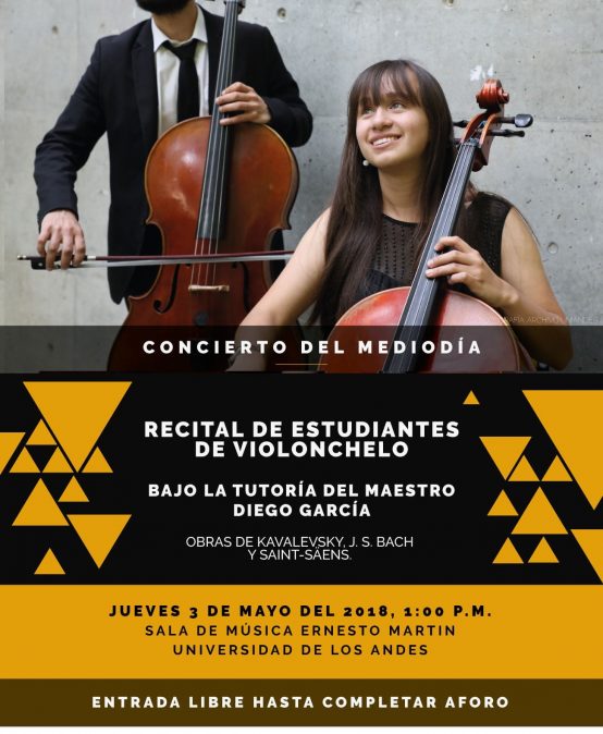 Franja concierto del mediodía: Recital de estudiantes de violonchelo