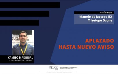 APLAZADO: Manejo de Izotope RX y Izotope Ozone, dictada por Camilo Madrigal