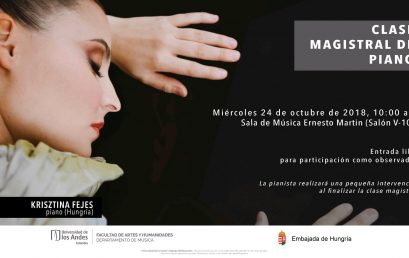 Clase magistral con la pianista Krisztina Fejes, piano (Hungría)