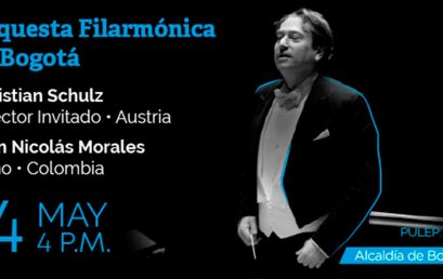 Juan Nicolás Morales, piano (Colombia) toca con la Orquesta Filarmónica de Bogotá y el director Christian Schulz (Austria)