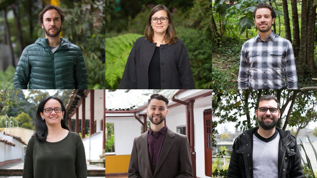 Se trata de Marcela Zorro, Juan Sebastián Bastos, Ian Middleton, Mauricio Arias, Pedro Salazar y Ana Prata.