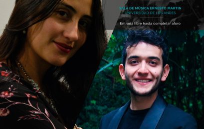 Concierto de mitad de carrera: Laura Urrego (canto) y Julián Aldana (saxofón)