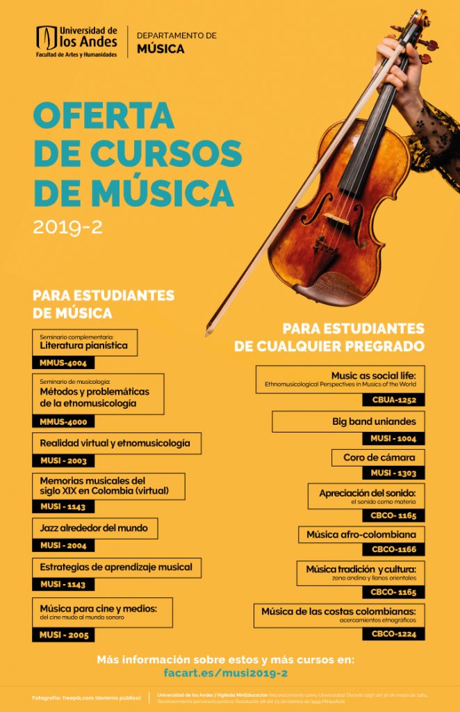 Cursos Música 2019-2