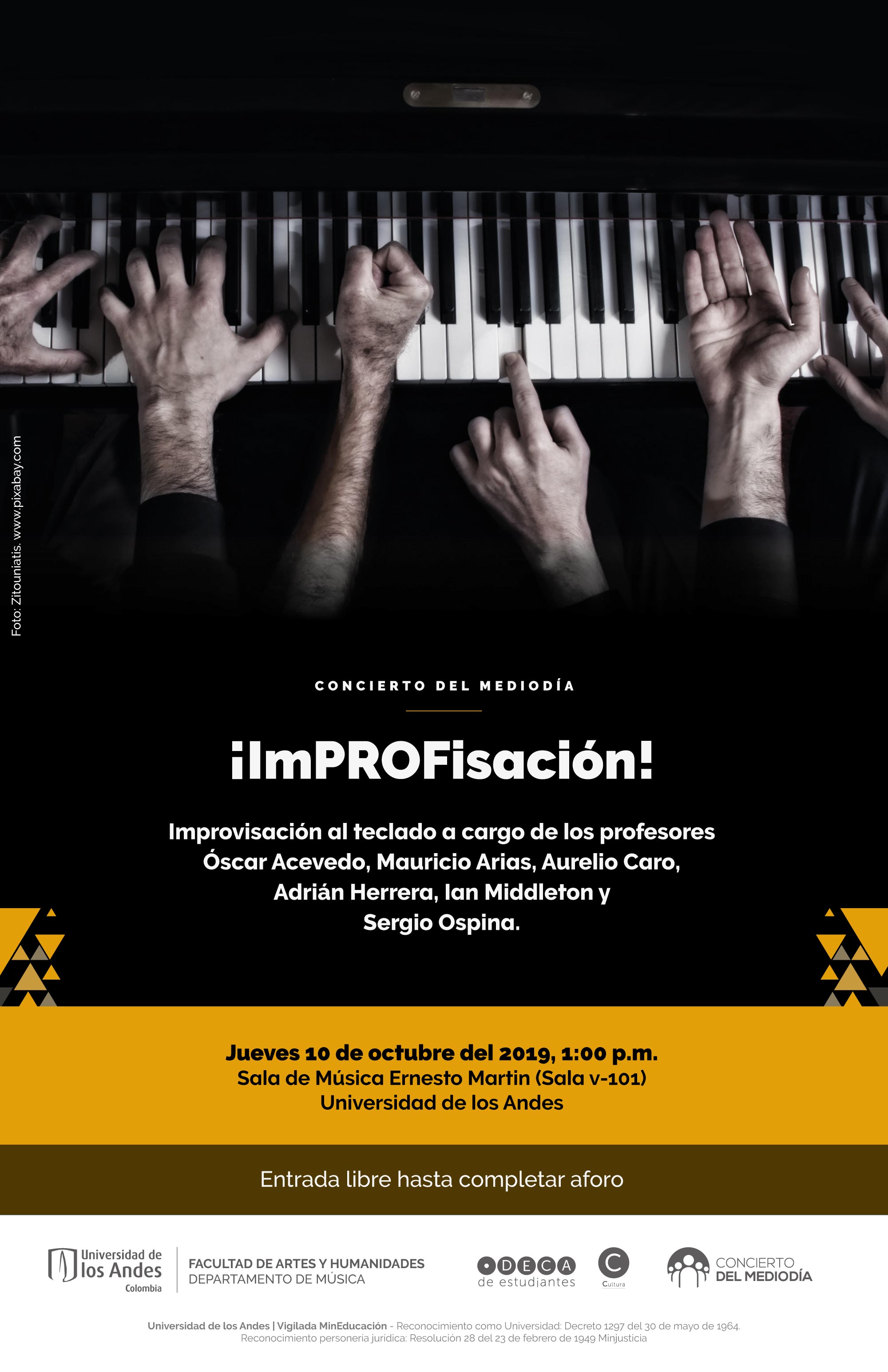 Concierto del Mediodía: ¡ImPROFisación! Improvisación al teclado