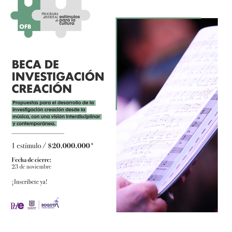 Convocatoria abierta hasta el hasta el 23 de noviembre.