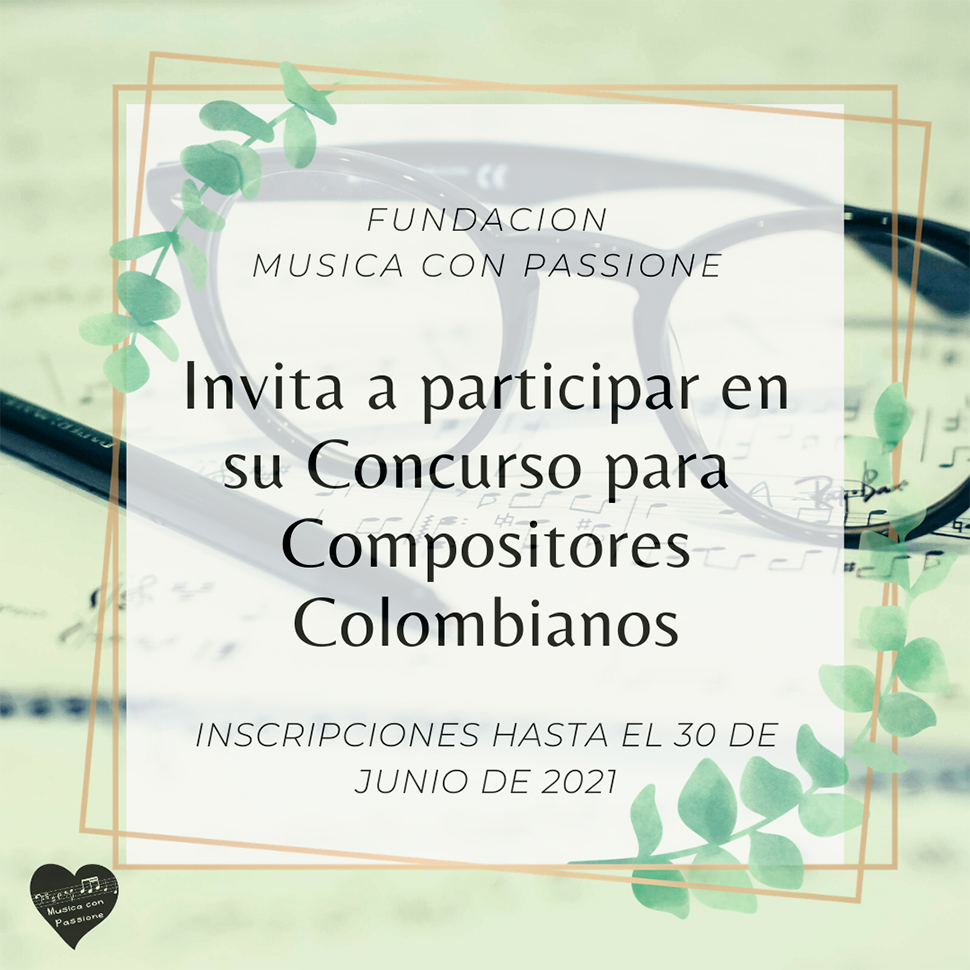 Concurso de composición sinfónica 2021 – 2022 | Fundación Música con Passione