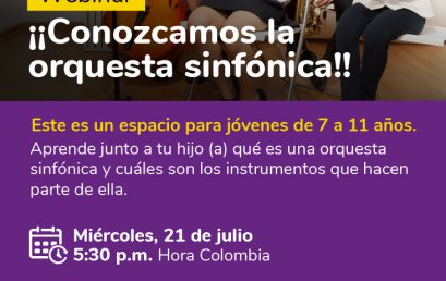 Webinar: ¡Conozcamos la orquesta sinfónica!