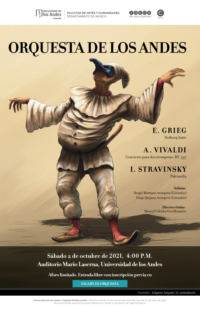 Concierto de la Orquesta de los Andes | Grieg, Vivaldi y Stravinsky