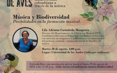 Música y Biodiversidad: posibilidades en la formación musical