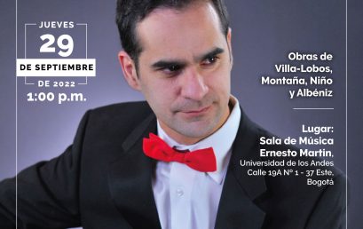 Concierto del Mediodía: Efraín hoyos (guitarra) | Evento Presencial |