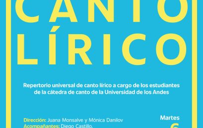 Recital final: cátedra de canto lírico 2023-1