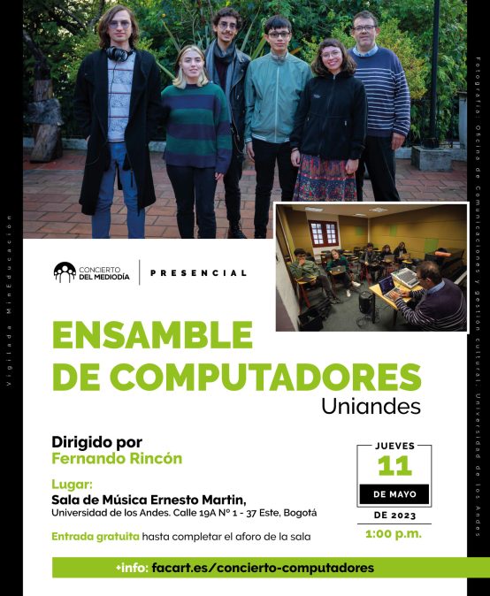 Concierto del mediodía: Ensamble de Computadores Uniandes