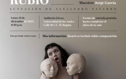 La cabeza de María Gabriela Rubio