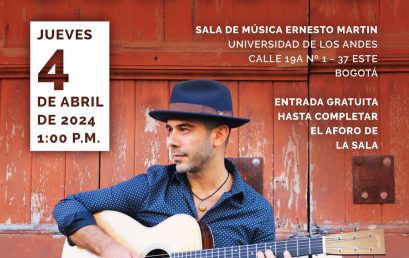 Concierto del mediodía: Greg Diamond (guitarra)