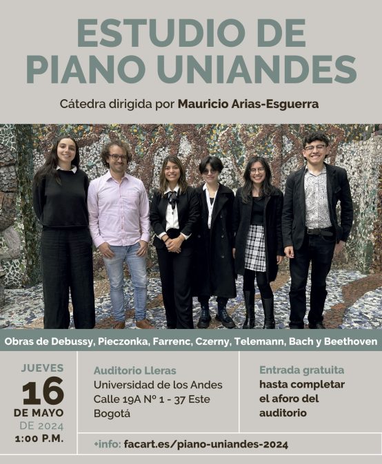 Concierto del mediodía: Estudio de piano Uniandes en 2024-1 – Parte 1