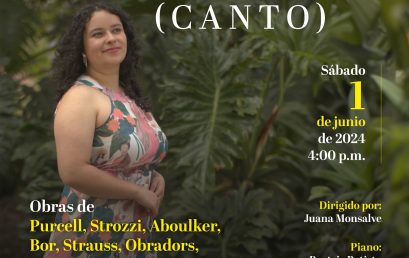 Recital de grado: Valentina Sánchez (canto)