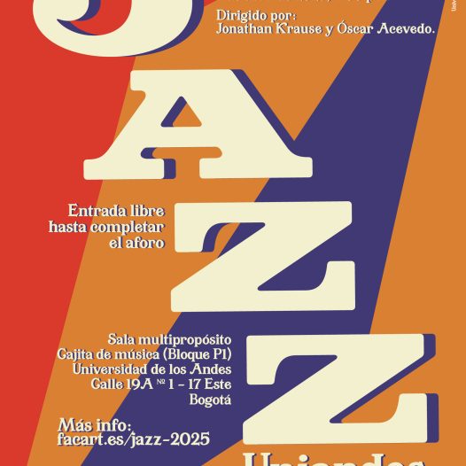 Lunes 7 de abril de 2025 a las 4:00 p.m. en la sala multipropósito, Cajita de música (Bloque P1), Universidad de los Andes