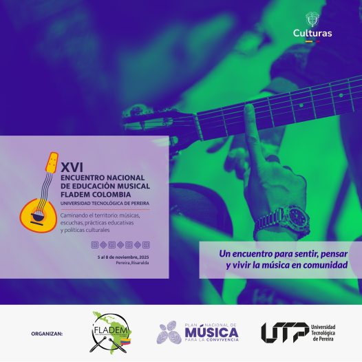 Encuentro Nacional de Educación Musical - FLADEM Colombia, Omar Baracaldo participa con una ponencia el viernes 7 de noviembre de 2025