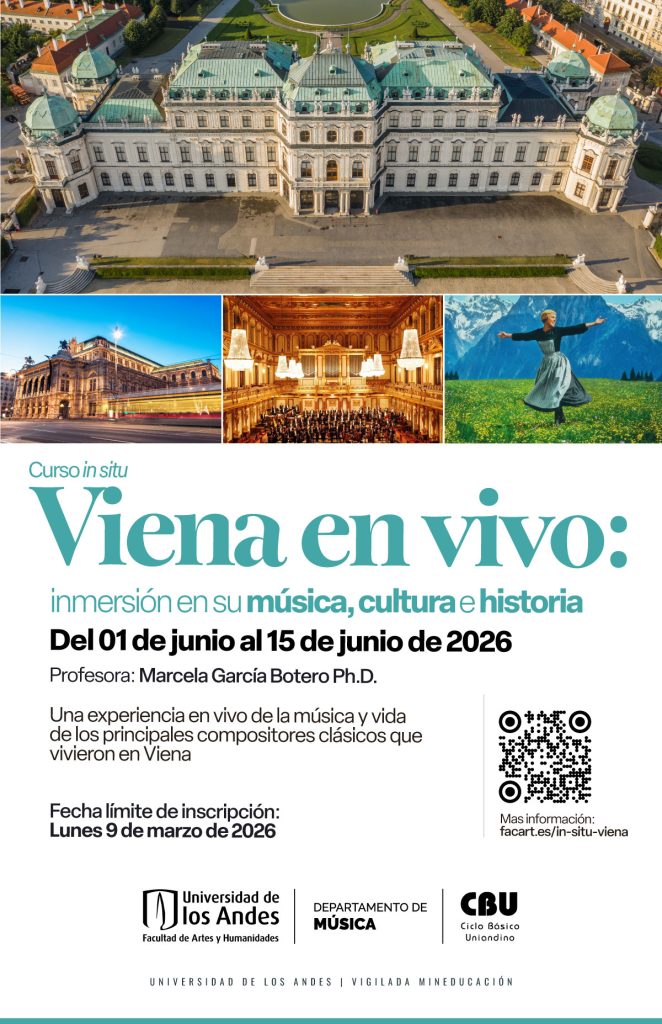 Viena en vivo: inmersión en su música, cultura e historia, inscripciones hasta el lunes de marzo 9 de 2026