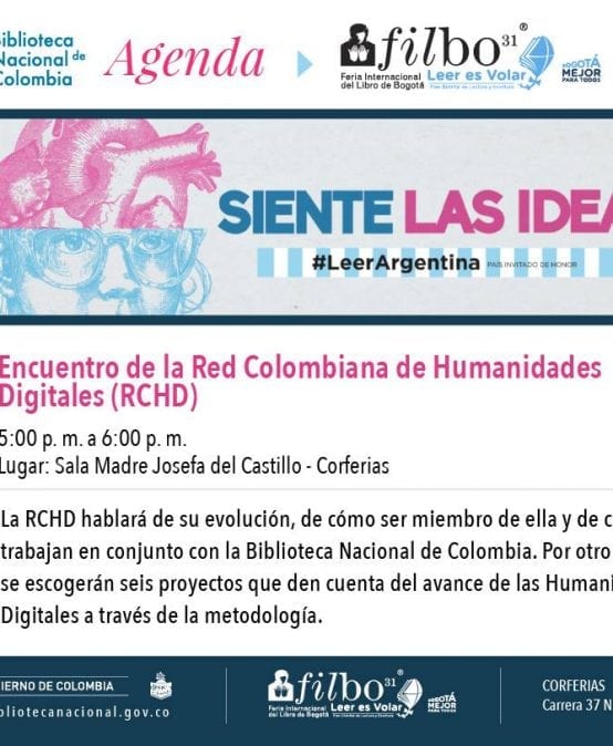 Encuentro de la Red Colombiana de Humanidades Digitales en la Filbo