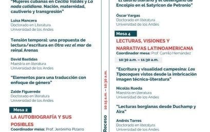 Coloquio de Posgrado: Departamento de Humanidades y Literatura