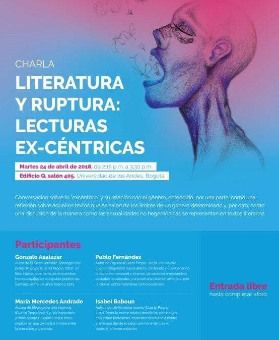 Charla: Literatura y ruptura: lecturas ex-céntricas