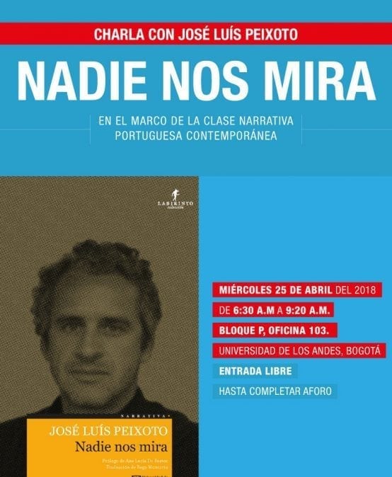 Charla con José Luis Peixoto