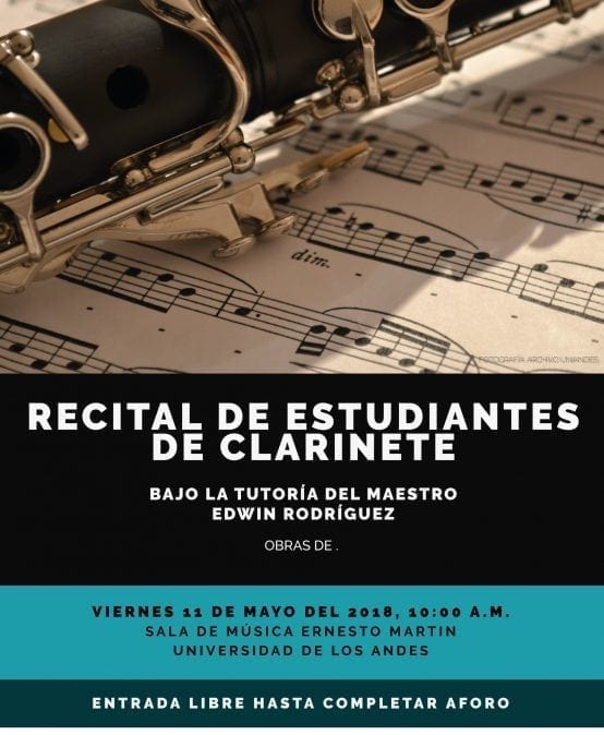 Recital de estudiantes de clarinete