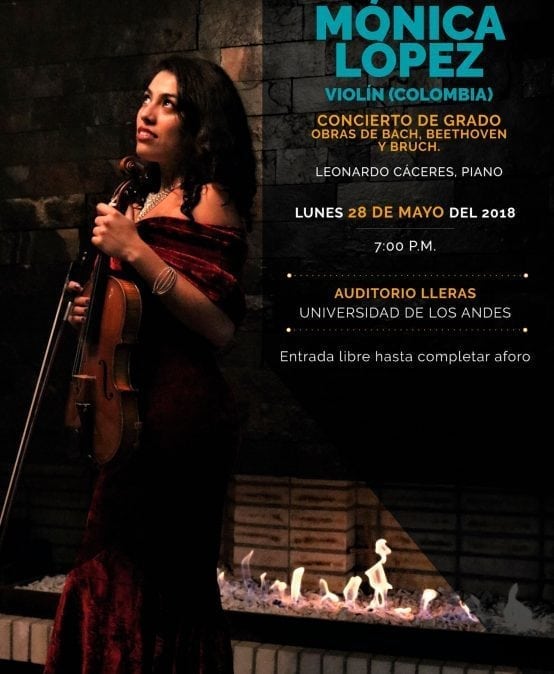 Concierto de grado: Mónica López, violín (Colombia)