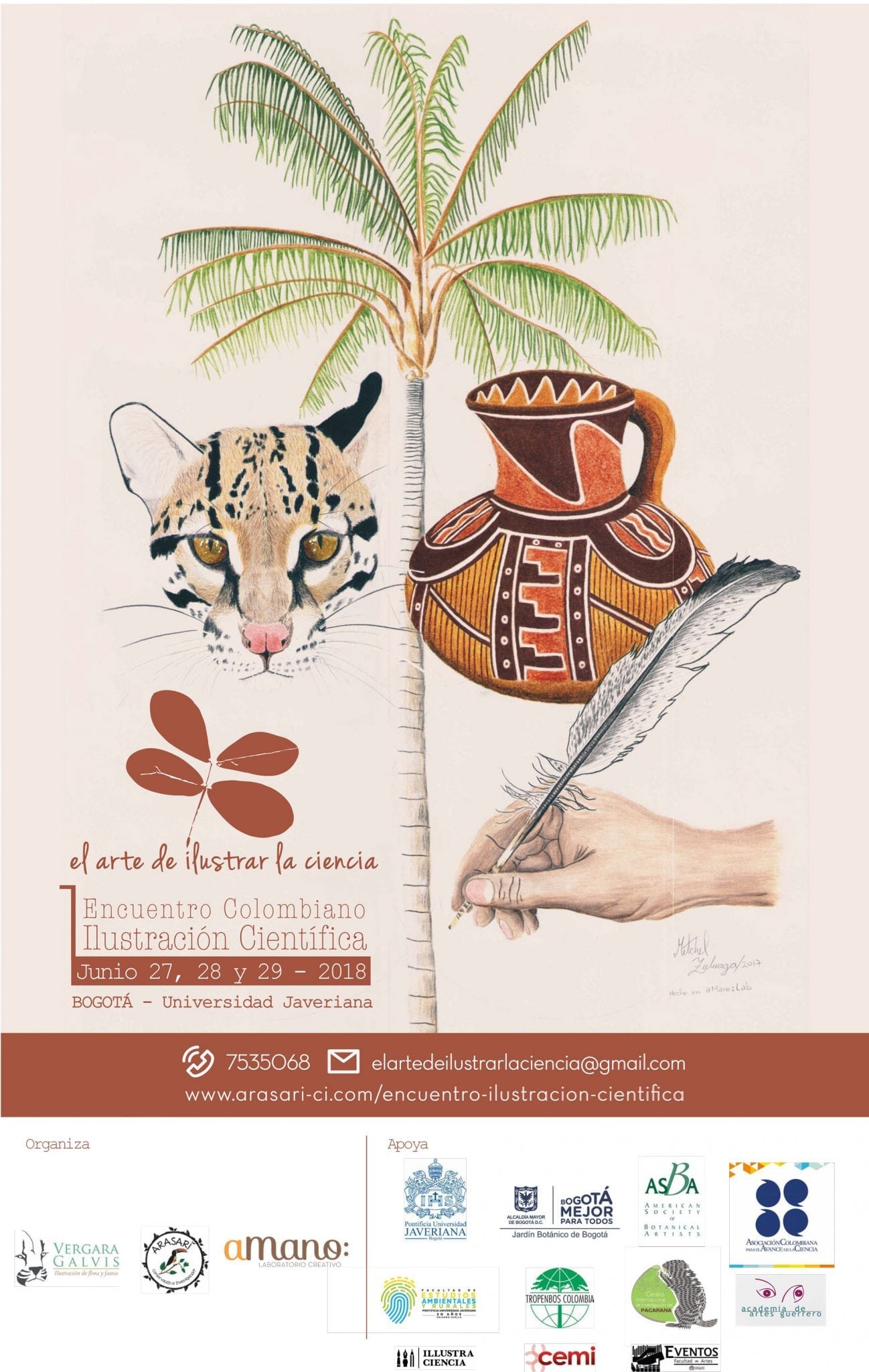 Primer Encuentro Colombiano de Ilustración Científica “El arte de ilustrar la ciencia”.