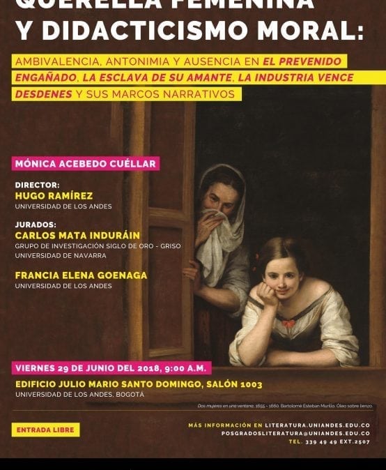 Sustentación de la tesis doctoral de Mónica Acebedo Cuellar