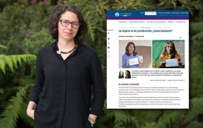 Artículo de Sandra Sánchez López sobre el papel de una mujer como vicepresidenta