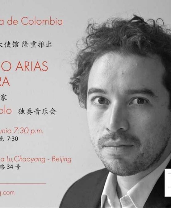 Concierto de Mauricio Arias en la Embajada de Colombia en China