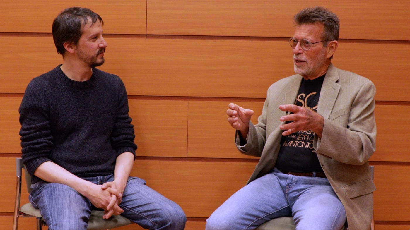 Santiago Lozano, profesor del Departamento de Música, entrevistó a este maestro en su paso por Los Andes.