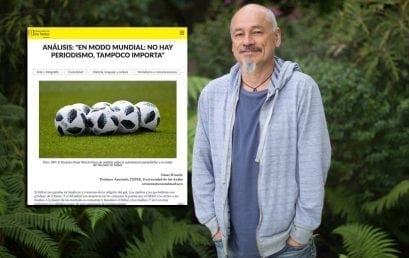 Ómar Rincón sobre el papel del periodismo en el Mundial en análisis de Los Andes