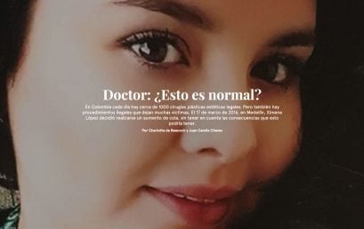 Reportaje Doctor: ¿Esto es normal? del Ceper, nominado al Premio Roche de periodismo en Salud