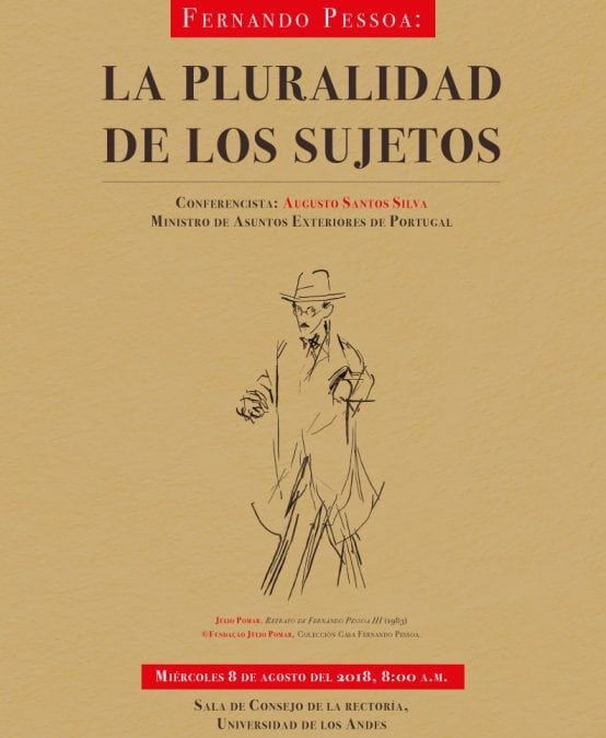 Conferencia: Fernando Pessoa: la pluralidad de los sujetos