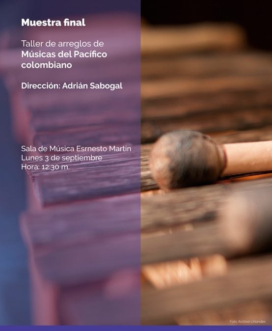 Muestra final del taller de arreglos de músicas del Pacífico colombiano