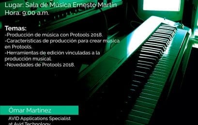 Conversatorio: Música en 2018 con Pro Tools