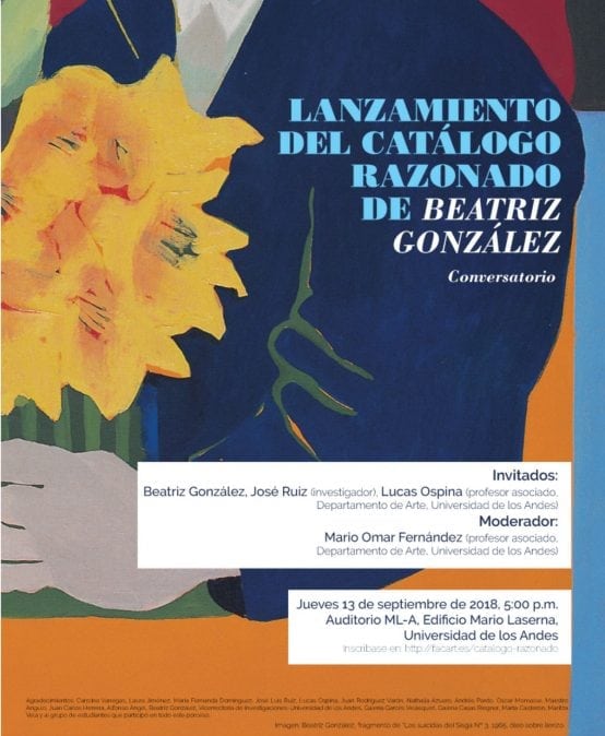 Lanzamiento del catálogo razonado de Beatriz González