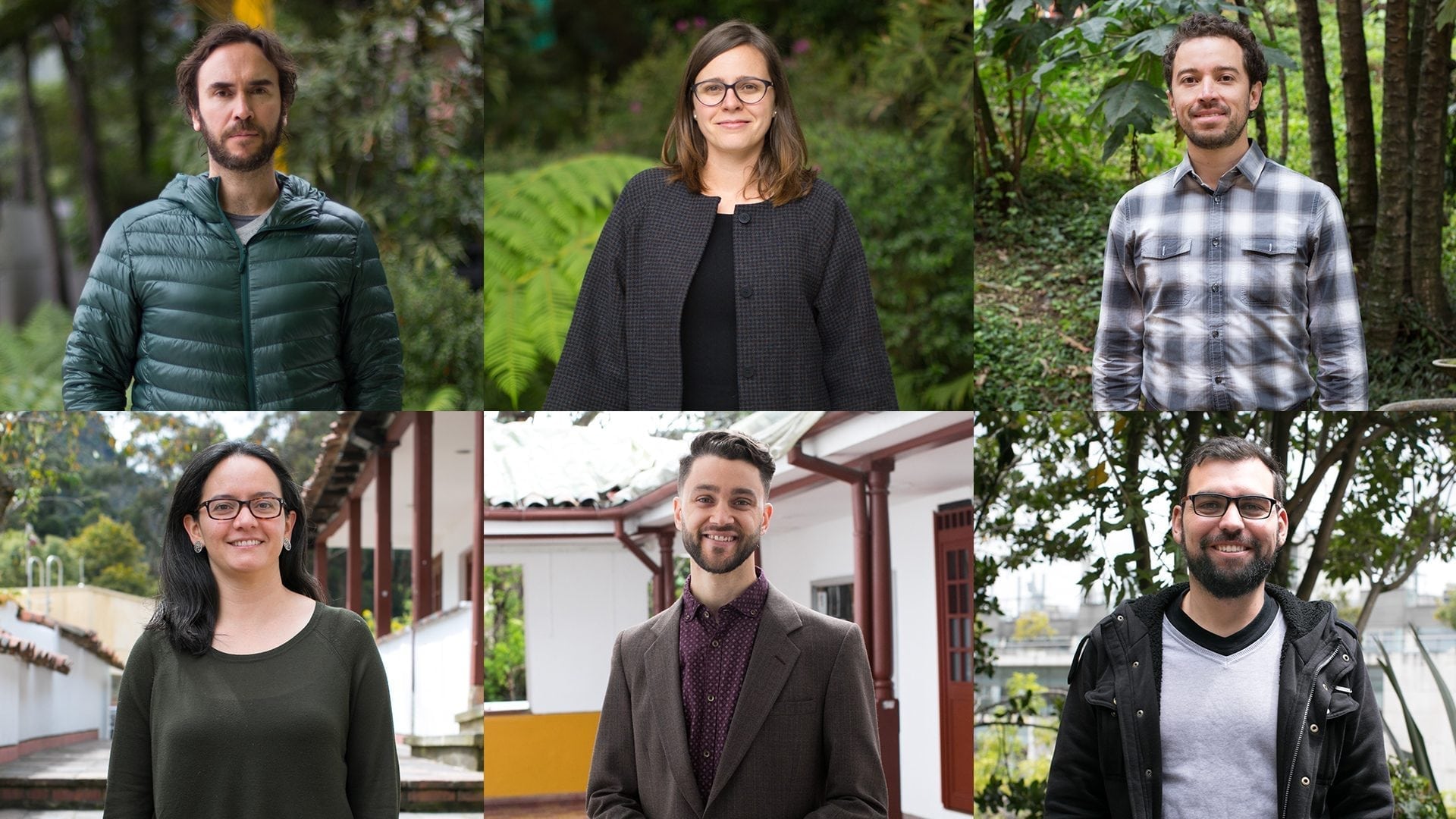 Se trata de Marcela Zorro, Juan Sebastián Bastos, Ian Middleton, Mauricio Arias, Pedro Salazar y Ana Prata.