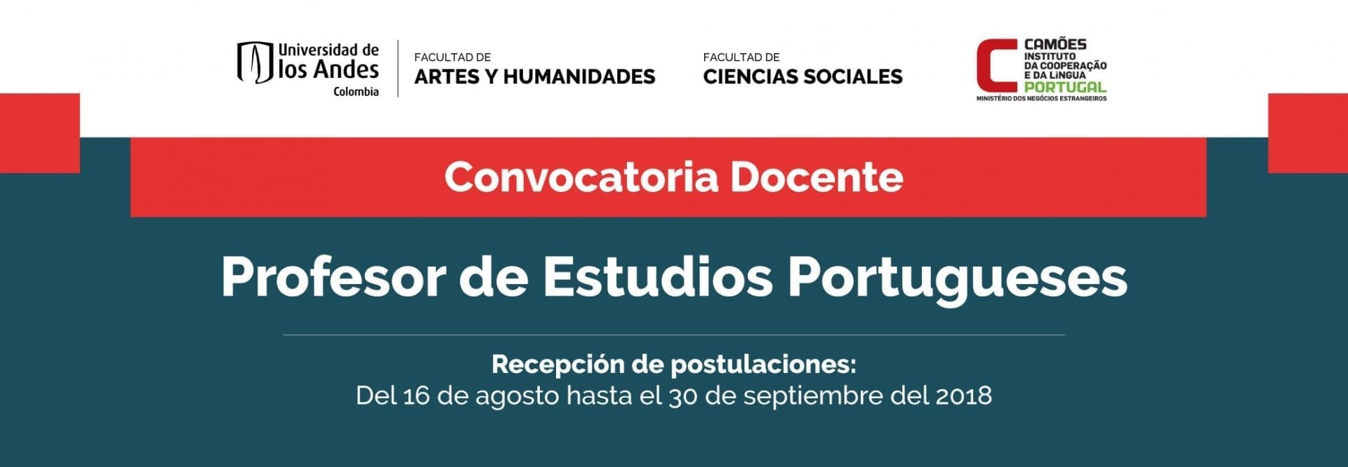 Convocatoria abierta hasta el 30 de septiembre del 2018.