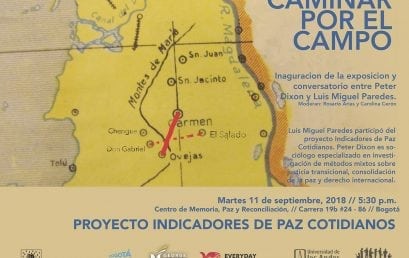 Inauguración exposición Caminar por el campo