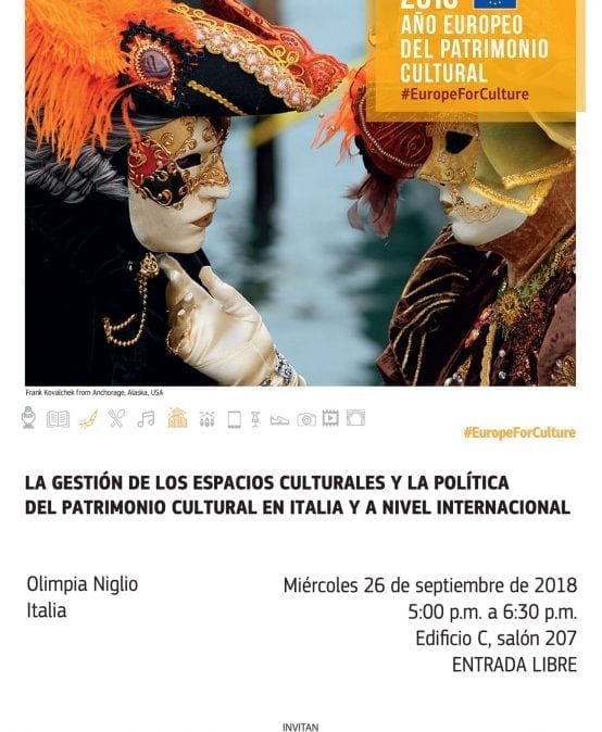La gestión de los espacios culturales y la política del patrimonio cultural en Italia y a nivel internacional