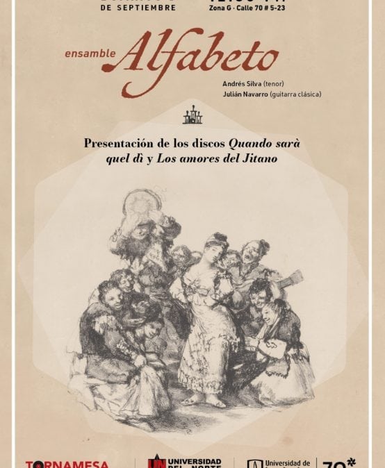 Presentación de los discos «Quando sarà quel dì» y «Los amores del Jitano» – Ensamble Alfabeto