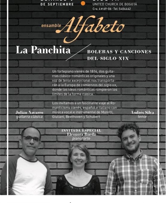 La Panchita, boleras y canciones del siglo XIX – Ensamble Alfabeto