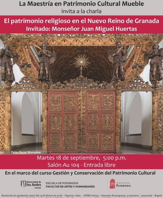El patrimonio religioso en el Nuevo Reino de Granada